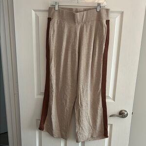 Stylish Tan and Brown Track Pants
